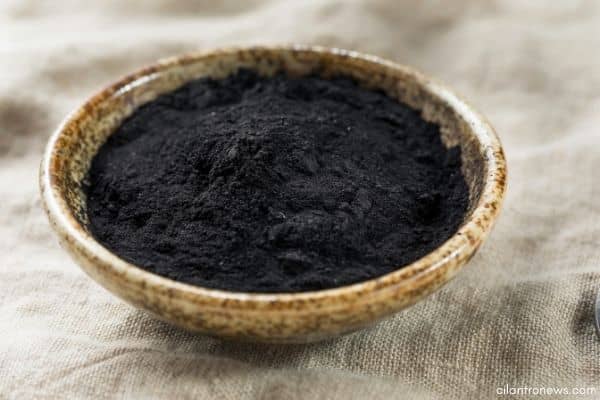 Activated charcoal (activated carbon).